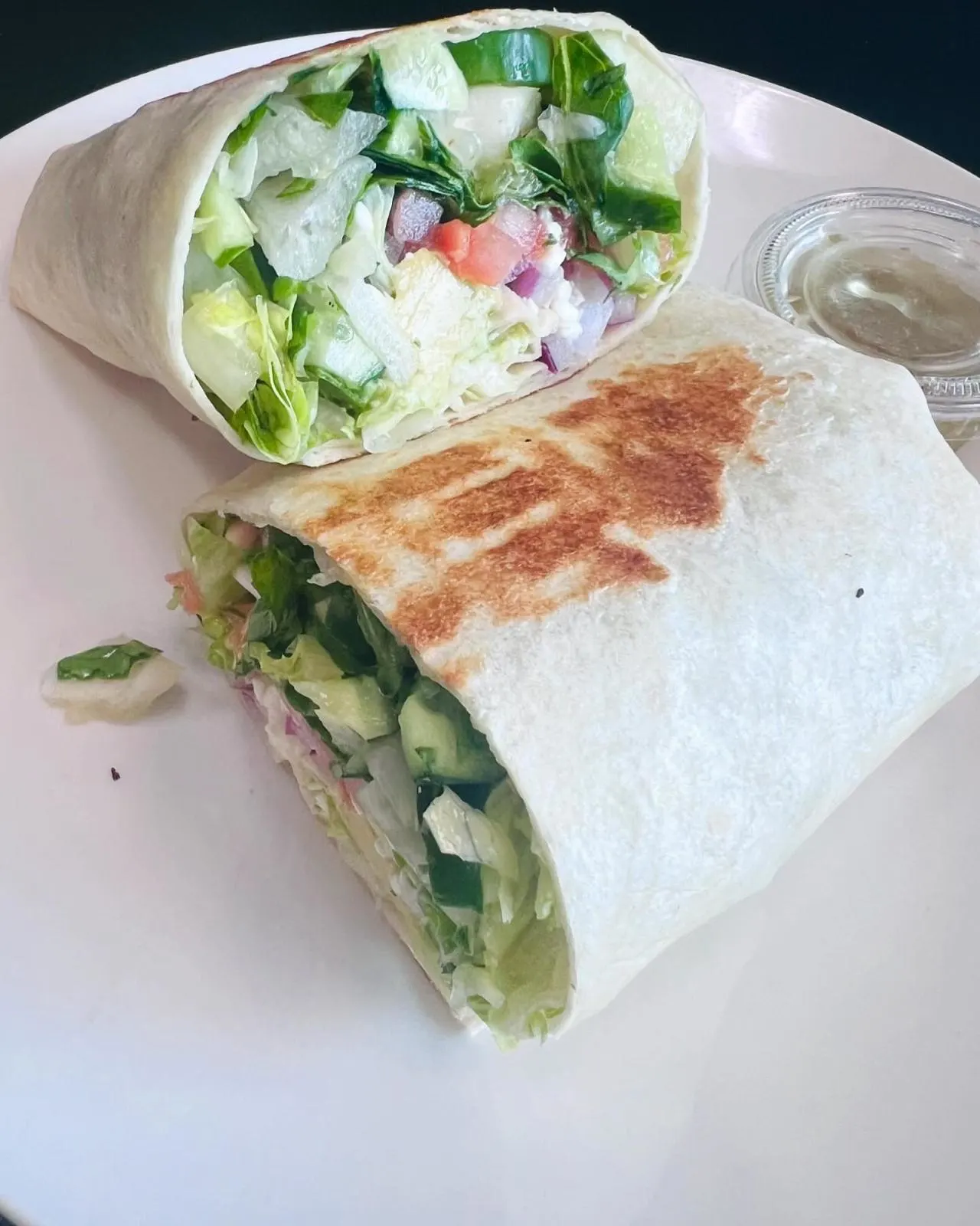 Chicken Greek Wrap